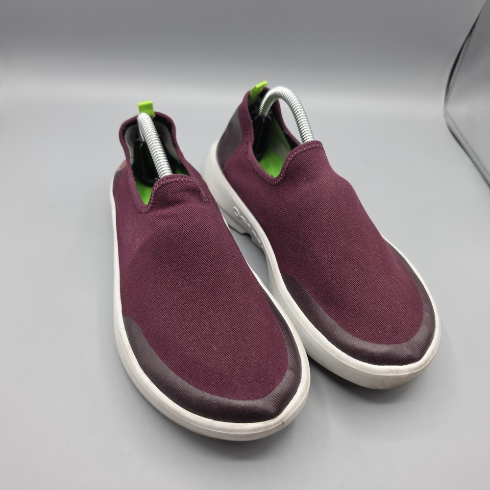 OOFOS‎ OOmg EeZee Low Shoes Womens 8 Maroon Recovery Cushioned Walking Casual